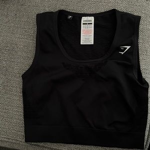 Gymshark top BLACK